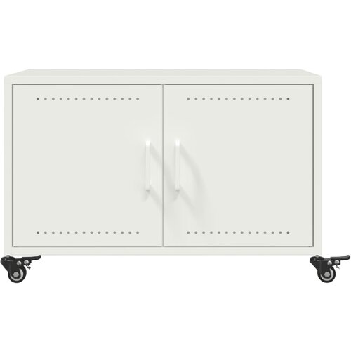  Stolić za kavu bijeli 68x50x43,5 cm čelik Slike