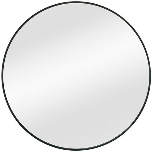  Ogledalo s okvirom Levi (Promjer: 80 cm, Crna, Metal) Cene