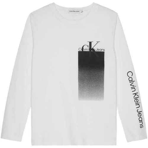 Calvin Klein Jeans Majice s kratkimi rokavi - Bela