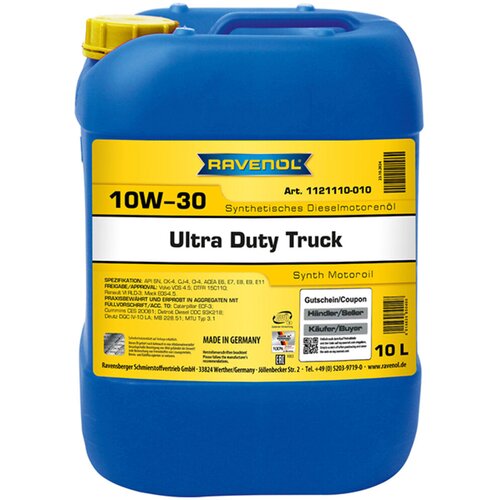 RAVENOL Ulje za motor UDT Ultra Duty Truck, 10W-30, 10L Cene
