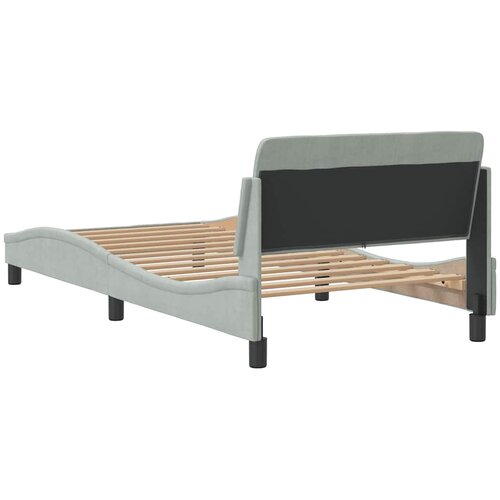  Okvir za krevet Dover svjetlosivi 100x200 cm bar&amp;scaron;unasti Slike