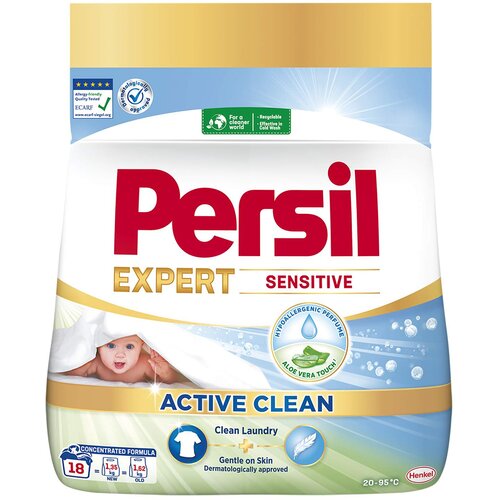 Persil Pra&amp;scaron;ak za pranje ve&amp;scaron;a Power Expert Sensitive, 1.35kg Slike