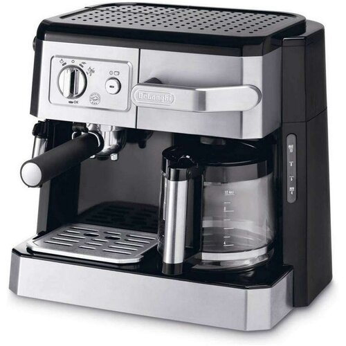 DeLonghi BCO421.1 Silber-Schwarz Kombimaschine Filter-Siebträger Cene