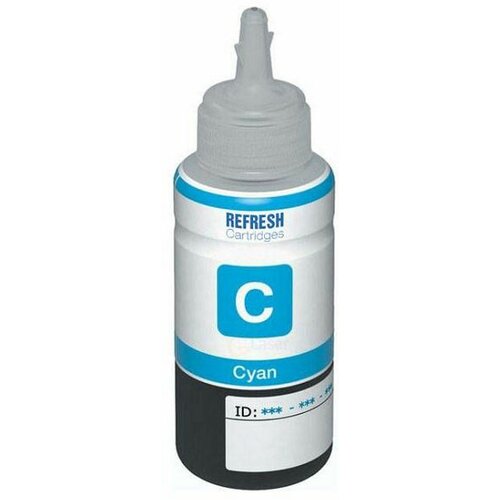 Eurotoner Tinta Zamjenska za Epson T6642 PLAVA 70ml CYAN / C13T66424A Slike