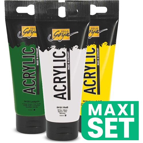 Artmie Solo Goya set akrilnih boja 3x100 ml - Mix Your Green Slike