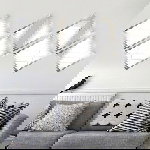 Wallity set ogledala SETAYNA_026, srebrni Slike