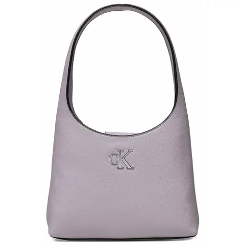 Calvin Klein Jeans Ročna torba Minimal Monogram Shoulder Bag K60K610843 Vijolična