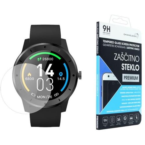 Chameleon Za&amp;scaron;čitno steklo za pametne ure (O = 32 mm) Premium, univerzalno okroglo Slike