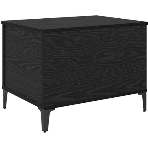 vidaXL Klubska miza Črni hrast 60 x 44.5 x 45 cm Konstruiran les, (5000083365) Cene