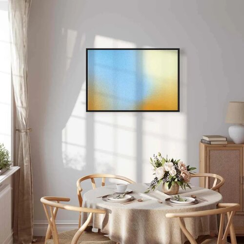  Slika - Energetic Gradient - Gradient Composition in Vibrant Colors 120x80 U crnom drvenom okviru Slike