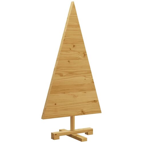  Božićna drvca s stalakom Smeđa 90 cm Masivna borovina Slike