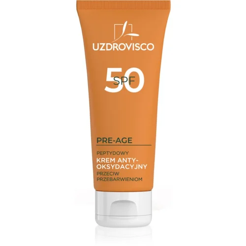 Uzdrovisco Pre-Age Peptide Antioxidant Cream SPF 50 zaštitna dnevna krema SPF 50 50 ml