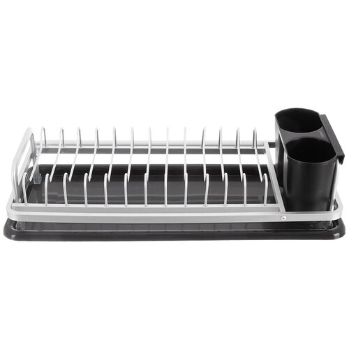 Orion Crno-bijeli metalni ocjeđivač za posuđe 41,5x17 cm Deluxe &ndash; Cijene