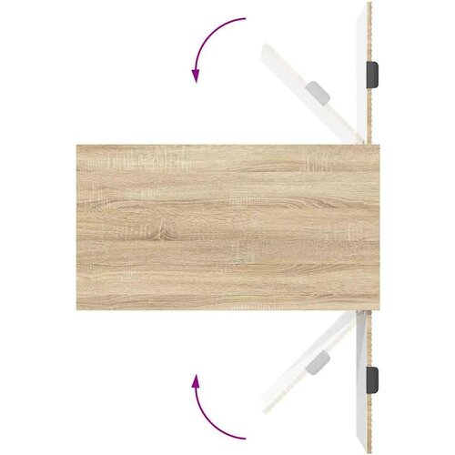  Stolić za kavu sonoma hrast 90 x 49 x 46 cm Konstruirano drvo Slike