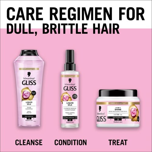 Schwarzkopf Gliss sprej regenerator Liquid Silk 200ml Slike