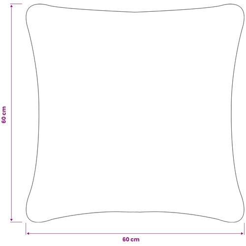  Presvlaka za jastuk 6 pcs HEERLEN Tamnosiva 60 x 60 cm Boucl&amp;eacute; Slike