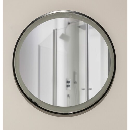 Ceramica lux ogledalo alu-ram fi60, matt black, touch-dimer prednji- CL1 300019 Slike