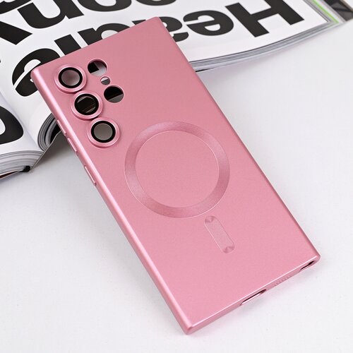 Torbica Magsafe Chrome za Samsung S918B Galaxy S23 Ultra roze Slike