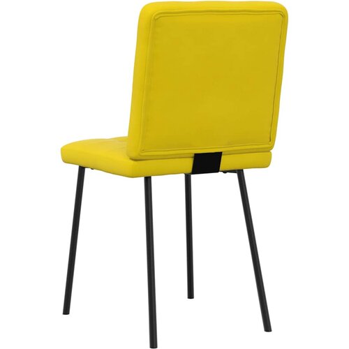  Blagovaonske stolice 2 kom žute bar&amp;scaron;unaste Slike