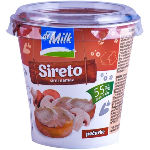 Dr Milk sirni namaz Sireto pečurke 150g Slike