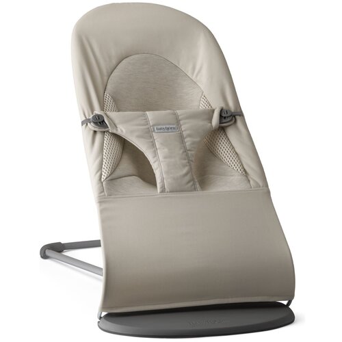BabyBj&amp;ouml;rn&amp;reg; gugalnik Balance Soft Woven Jersey Tri Fabric sand gray Slike
