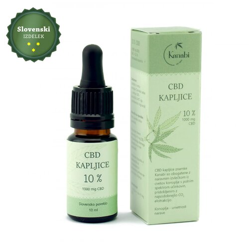  Kanabi cbd kapljice 10 %, 10 ml Cene