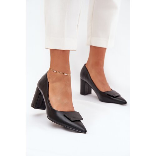 Boto Heels With Decoration Black Celira Slike