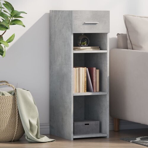  Komoda siva boja betona 30x42,5x93 cm od konstruiranog drva Cijene