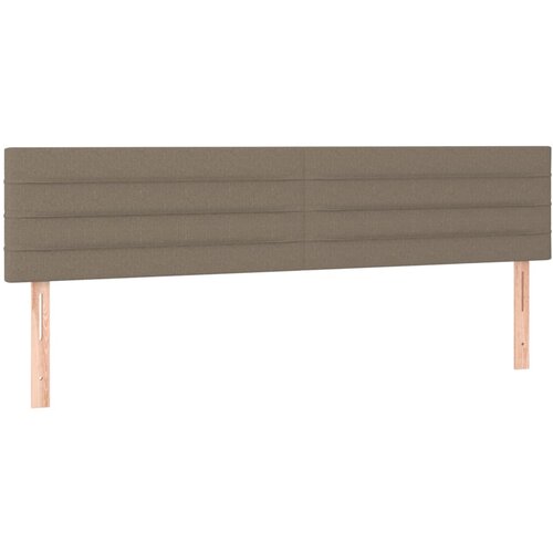 Maison Chic Posteljno vzglavje - Vzglavna omarica 2 kosa taupe 90x5x78/88 cm blago, (22077609) Cene
