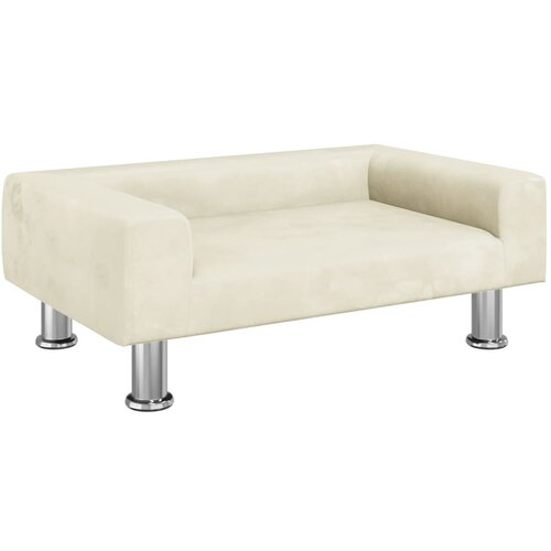Maison Chic Otroški kavč - Otroški divan - Otroški sedež krem 70x45x26,5 cm žamet, (21729588) Cene
