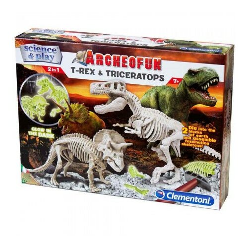 Clementoni Science&play t-rex i triceraptors svetleci ( CL61245 ) CL61245 Slike