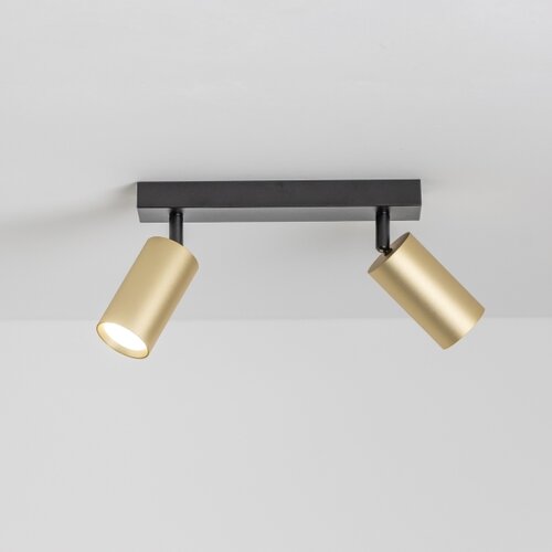  Brilagi - LED RGBW prigu&amp;scaron;iva spot svetlo SELE GOLDEN 2xGU10/6W/230V crna/zlatna Slike