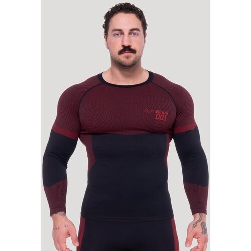 GymBeam OG1 Seamless Longsleeve Black/Red M Cene