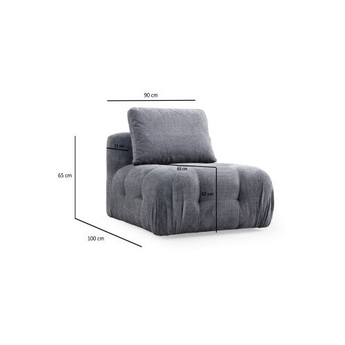 Atelier Del Sofa amaris O1 grey 1-Seat sofa Cene