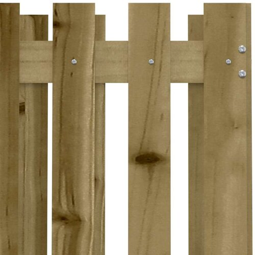 vidaXL Vrtna sadilica s izgledom ograde 70 x 70 x 70 cm od borovine Cene