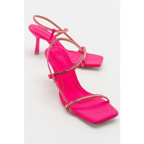 LuviShoes Allez Fuchsia Women's Heeled Shoes Slike
