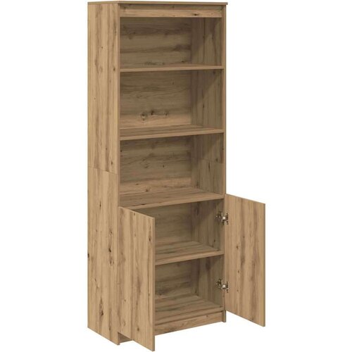 VidaXL Visoka komoda artisan hrast 70x35x180 cm od konstruiranog drva Slike