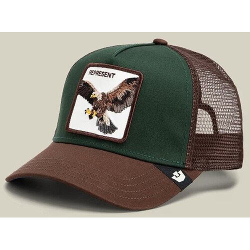 Goorin Bros Kape s &amp;scaron;iltom Represent Eagle Trucker Kaki Slike