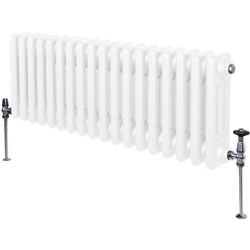 Monster tradicionalni radiator s 3 stebri - 300 x 832 mm - bel, (21569966) Slike