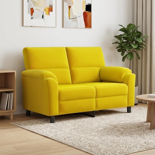 SOFA Žuta 154 x 85 x 93 cm Baršun Cene