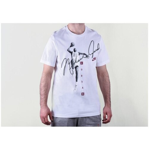 Nike Majice s kratkimi rokavi Air Jordan Mj Photo Signature Bela Cene