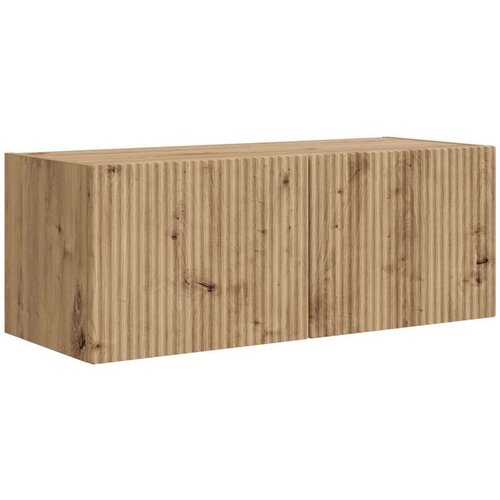  Set TV komoda Zidne 2 pcs Umjetnički hrast Konstruirano drvo Slike