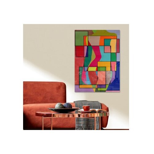Wallity CAM3733 - 4060 multicolor decorative tempered glass painting Cene