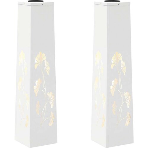  Solarna LED svjetlost za stazu 2 pcs Bijelo Slike