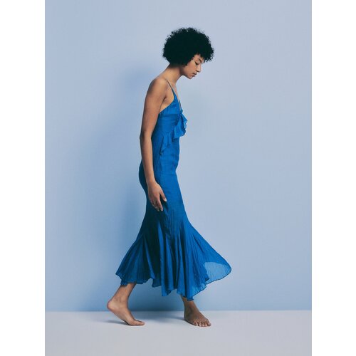 Reserved - Maxi haljina s volanima - plava Slike