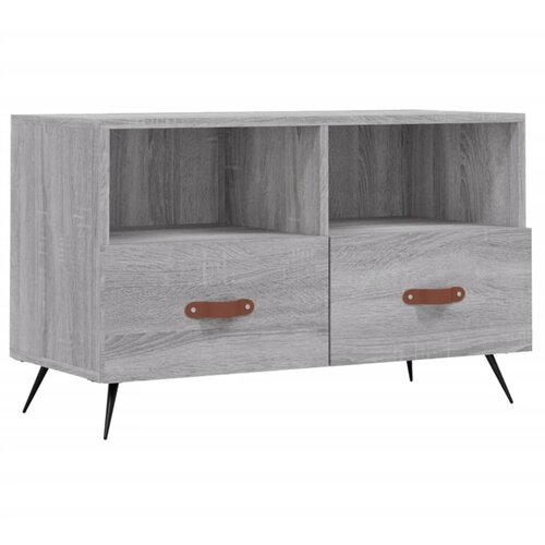 Maison Chic TV omarica - TV enota - Televizijska omarica siva sonoma 80x36x50 cm inženirski les, (21700447) Slike