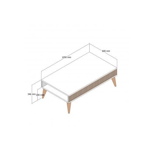 Hanah home milan walnut cream Slike