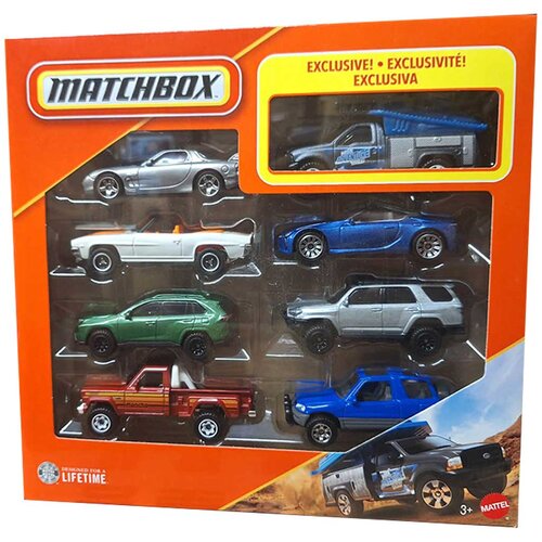 Mattel Matchbox: set od 8 malih autića s ekskluzivnim Ford F250 Super Duty automobilom - Slike