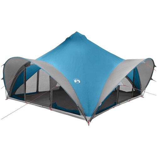 vidaXL Tipi šator s krovom Plava Za 18 osoba Poliester i čelik - Plava 500 x 500 x 350 cm Cene