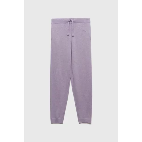 Guess Otroške trenirka hlače vijolična barva